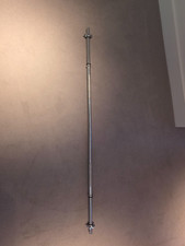 York 5ft Standard 1" Barbell with Spinlock Collars Weight Lifting 1 Inch Bar