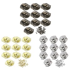 Small Vintage Buckle Locks for Treasure Box Vintage Iron Buckle Set of 10
