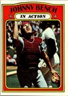 1972 Topps HOF #434 JOHNNY BENCH IN ACTION **CENTERED** NEAR MINT CONDITION