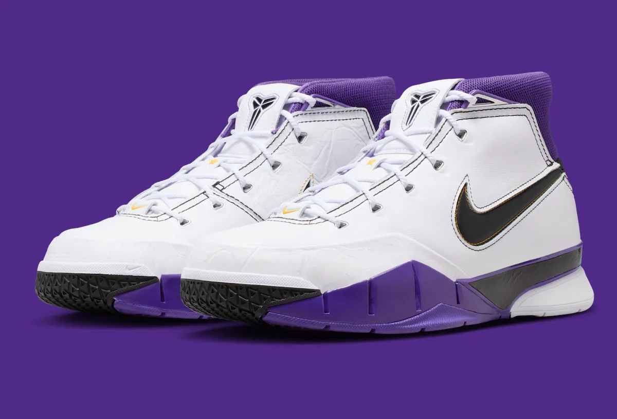 Nike Kobe 1 ホワイト/パープル Nike Kobe I 1 Protro 81 Points White Court Purple IM0542-100 sz
