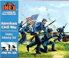 Imex 505 1:72 Union Infantry Civil War Figure Set