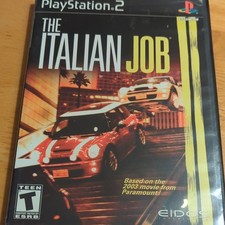Eidos The Italian Job PS2 Manual Multiplayer T-Teen NTSC-U/C 2003 Racing