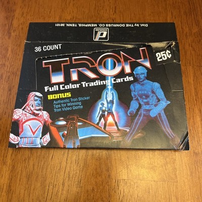 1982 Donruss Tron Trading Cards EMPTY Wax Box
