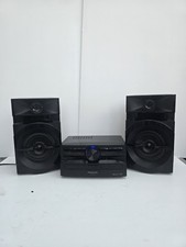 Panasonic SA-UX100 HiFi Stereo System Bluetooth CD USB AUX + Speakers Working