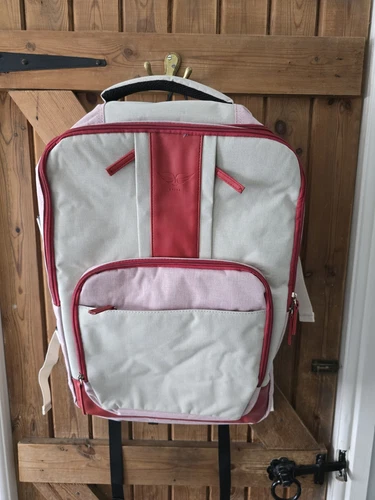 40L Large Travel Backpack for Women, Carry On Airline Flight Pink Expandable