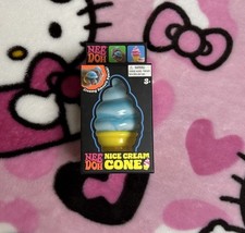 100 Authentic NeeDoh Nice Cream Cone Blue Squishy Sensory Fidget Toy NEW