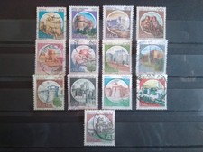 Francobolli Italia serie "Castelli d'Italia" usati