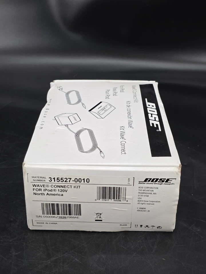 NIB Bose Wave Connect Kit for iPod with Power Supply 315527-0010 - Image 3 of 4