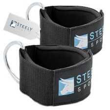 Fußschlaufen gepolstert |  Bein-Schlaufen  - Farbe: Schwarz 