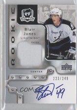 2006-07 Upper Deck The Cup Rookie 223/249 Blair Jones #159 Patch Auto 0c3
