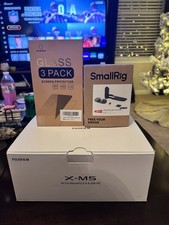 FUJIFILM X-M5 Camera with Fuji 15-45 Lens  Big Rig Grips, Red Shutter  EXTRAS