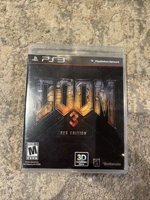 Doom 3 -- BFG Edition (Sony PlayStation 3, 2012) Tested And Working W/ Manual