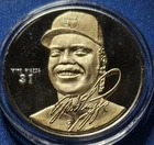 Mike Piazza Highland Mint Signature Series 1oz Silver w/Gold Highlights, COA
