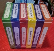 Child Development VHS 6 Tapes Set Safety Child Care Discipline Health Sealed 