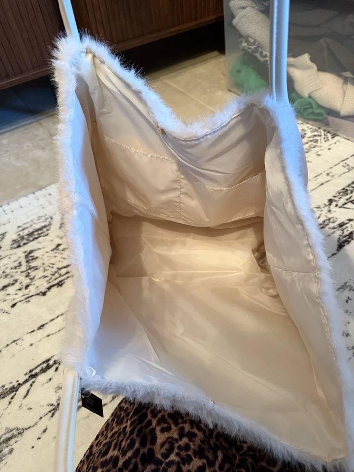 VS Victorias Secret NWT Limited Edition Fur Tote Bag  - Image 3 of 3