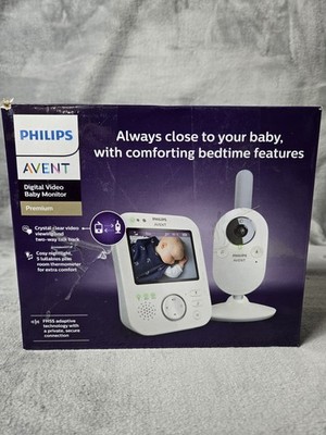 Philips AVENT Digitales Video-Babyphone (SCD843/26) TOP Zustand Mit Kabel