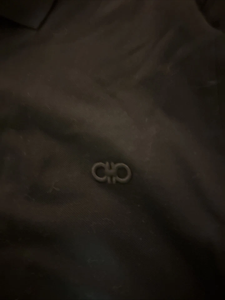 Мужская большая рубашка поло Salvatore Ferragamo сделано в Италии - Изображение 3 из 4