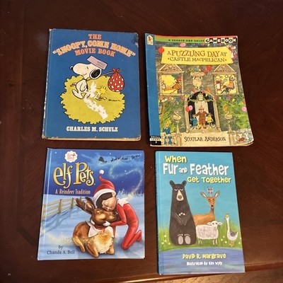 Snoopy Come Home, A Puzzling Day At Castle Macpelican, Elf Pets, When Fur & Fear