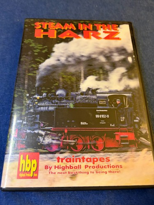 #ad Steam in the Harz Mountains DVD Meter Gauge Steam Germany Tank Engines Brocken $18.00