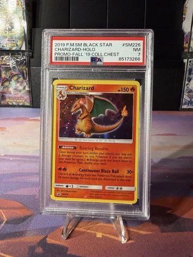 Pokemon 2016-2019 SM Black Star Promos Charizard #SM226 PSA 7