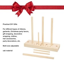 Bow Maker for Ribbon Wooden Multi Size Adjustable with Wooden Board Sticks