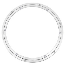 24 Inch Aluminum Metal Rotating Turntable for Dining-Table Silver