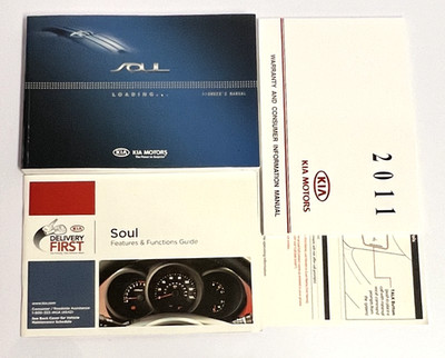 2011 KIA Soul Owners Manual Book Features Function Guide Literature Set OEM