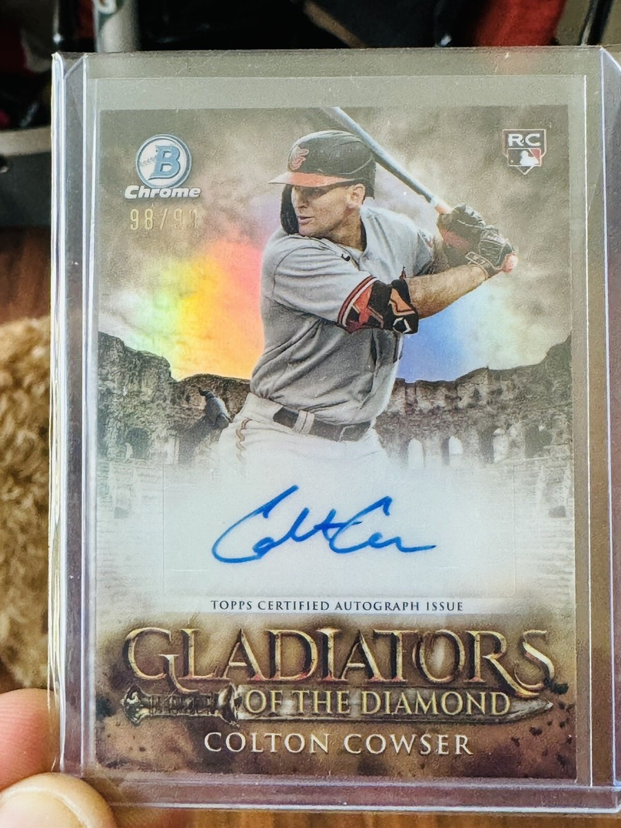 Colton Cowser 2024 Bowman Chrome Rookie RC Autograph Auto /99 RARE 