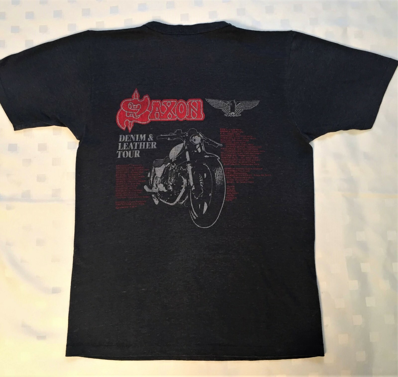 SAXON Destiny tour1988　Tシャツ SAXON Destiny tour1988Tシャツ