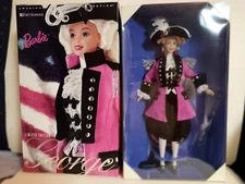BARBIE DOLL  As George Washington F.A.O SCHWARZ  Limited Edition  MIB