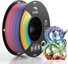 Creality 3D Printer Filament, PLA Plus Filament 1.75Mm Rainbow, PLA Pro Toughnes