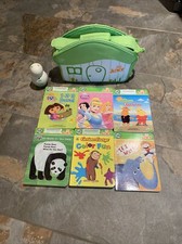 LeapFrog Tag Junior Jr. Lot 6 Books  with Reader  Carrying Case