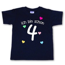 Geburtstagsshirt  ich bin schon 4  WAHL Motiv...