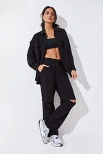 Essential linen Shirt/Pants White/Black  NOLI  SHOP/NOLI YOGA