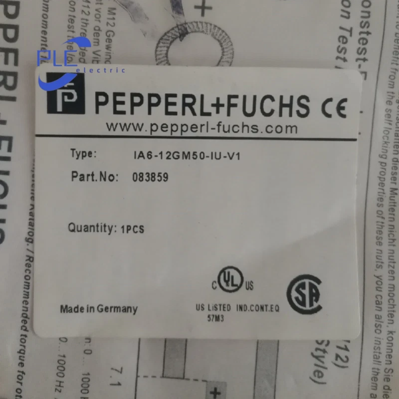 IA6-12GM50-IU-V1 PEPPERL+FUCHS brand new Capacitive sensor free shipping - Image 2 of 2