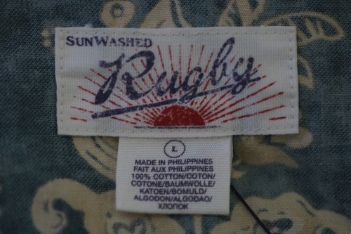 Vintage Ralph Lauren RUGBY Hawaiian Shirt New With Tags LG Quiet Luxury - Picture 5 of 6