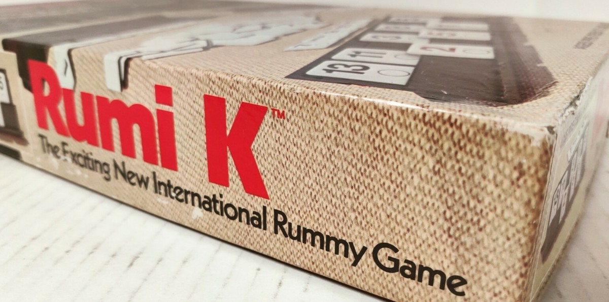 Rumi K The Exciting New International Rummy Game #570 1977 Cadeco