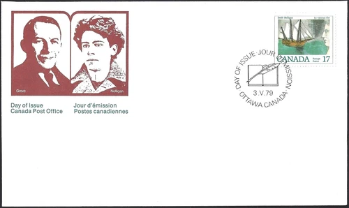 🍁Canada   #818     "Canadian Authors"   Brand New  1979 First Day Cover