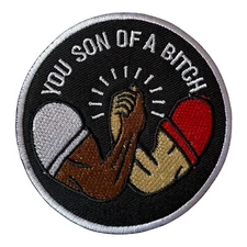 Predator Arnold Dillon Dutch You Son of a Bitch hook loop patch 80s Man Movie