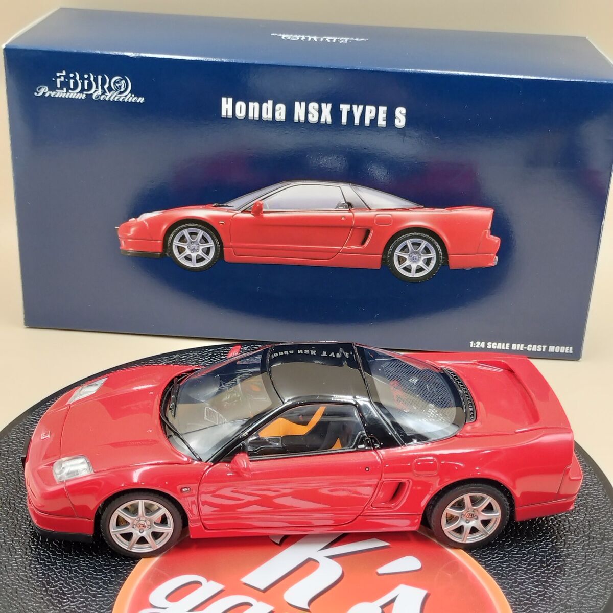 EBBRO 1/24 Honda NSX Type-S NA1 Red Diecast model Japan EBBRO 1/24 Honda NSX Type-S NA1 Red Diecast model Japan