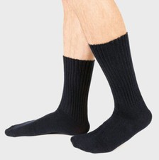 6 Pairs Men's Ciocca Short Socks Soft Warm Ribbed Down Art. 501/1