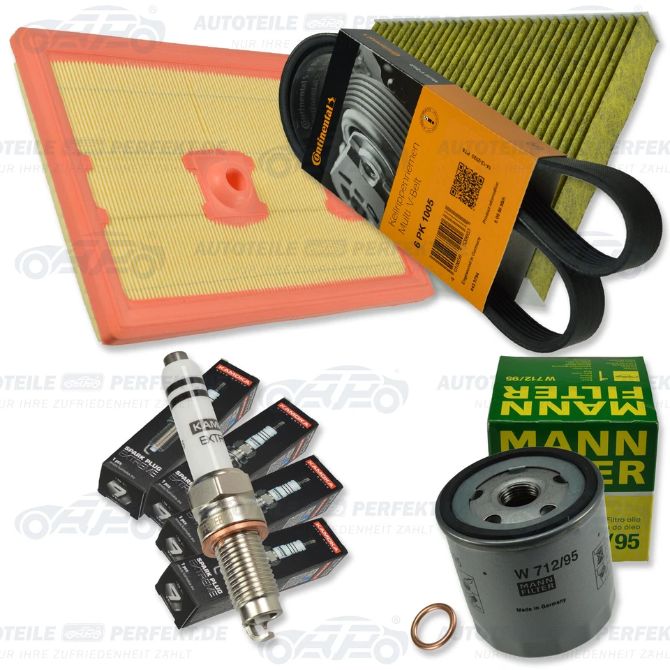 Inspektionskit Filter Satz Paket XXL (AB) VW GOLF PASSAT TIGUAN + 1,2/1,4TSi