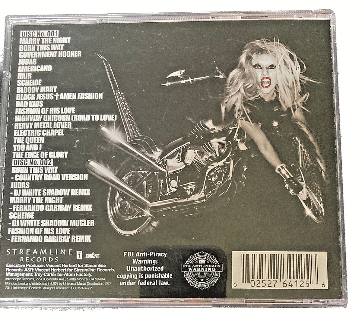 Born This Way by Lady Gaga (2011), Audio CD, Interscope Records 2