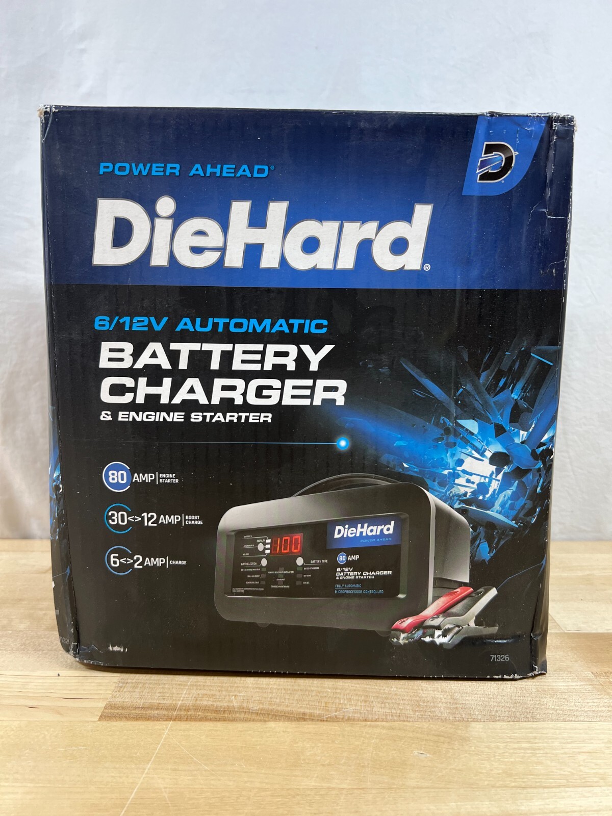 DIEHARD 71326 6/12V AUTOMATIC BATTERY CHARGER & ENGINE STARTER NEW