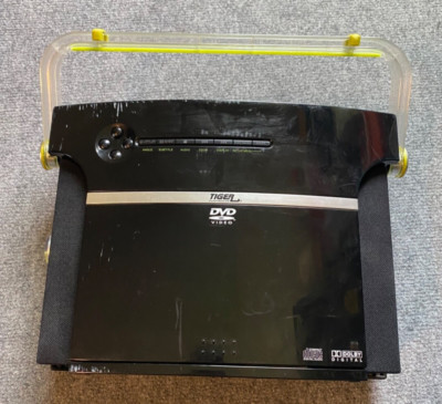 Tiger Zoombox Video Projector Built in DVD Player Audio Powers On