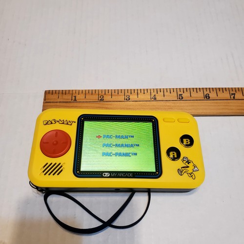 Pac-Man Game Pocket Player Handheld Console 3 Yellow Works - Picture 16 of 16