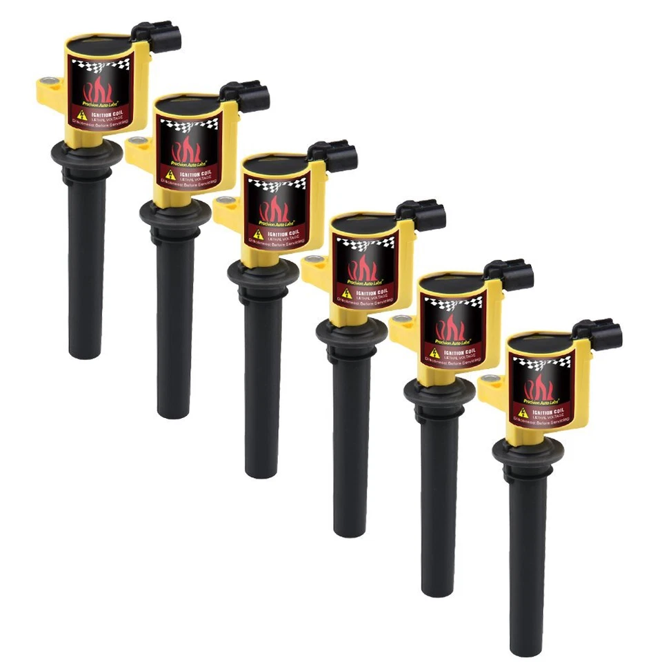 Paquete de 6 bobinas de encendido DG500 para Ford Taurus 3,0 L V6 Mercury 2003-2008 Foto 4 de 4