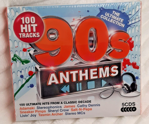 The Ultimate 90's Anthems | 5x CD 1990s Music Tracks Original Recordings | NEW