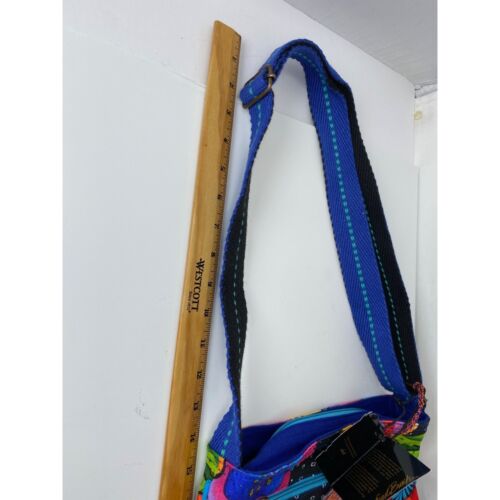 Bolso Bandolera Laurel Burch Lona “Madre Hija en Flores” Obra de Arte - Imagen 10 de 14