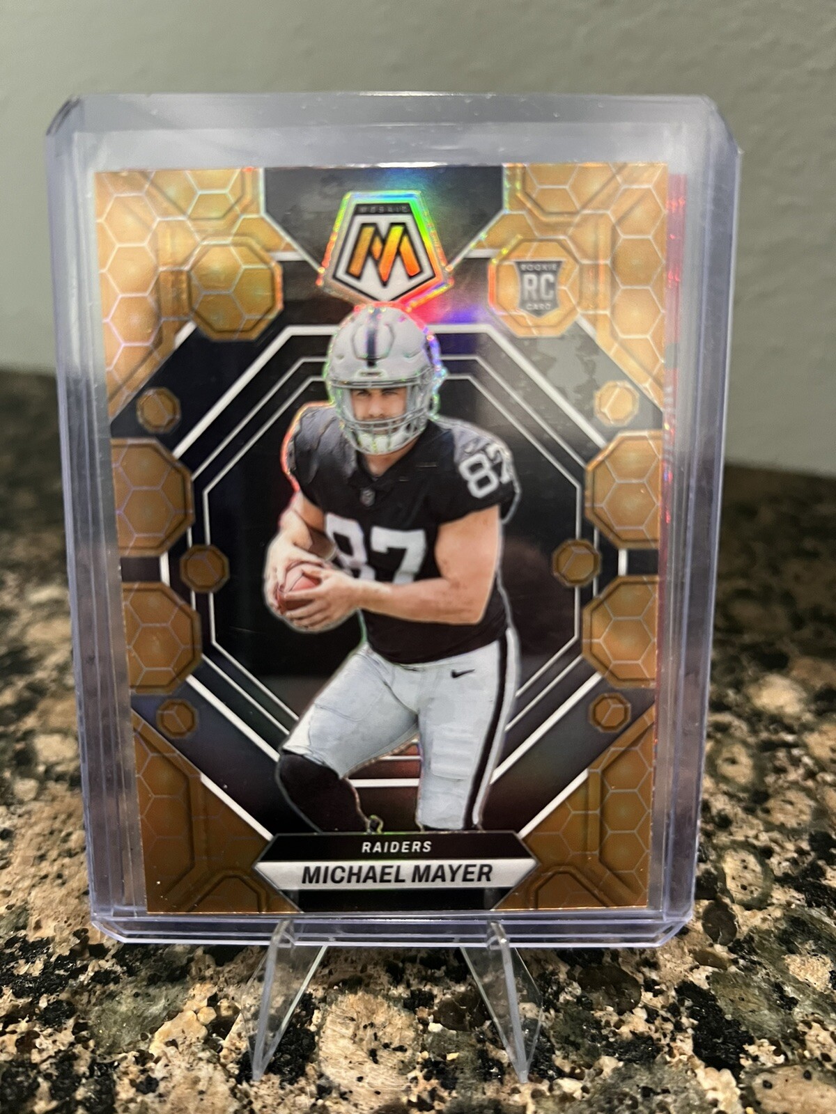 2023 Panini Mosaic - Rookies Honeycomb Prizm #349 Michael Mayer (RC)